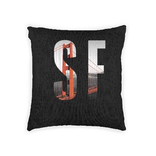 San Francisco CA Woven Pillows