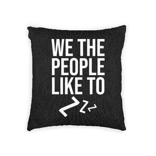 Sleepy Gnome with Night Cap Graphic Woven Pillows