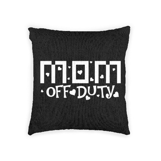 Love Heart Frame Off Duty Graphic Woven Pillows