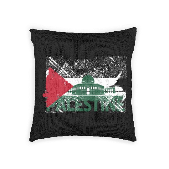 free palestine Woven Pillows