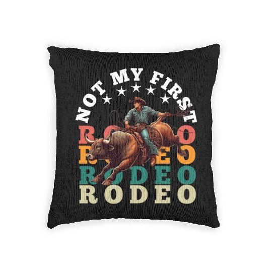 Not My First Rodeo Woven Pillows