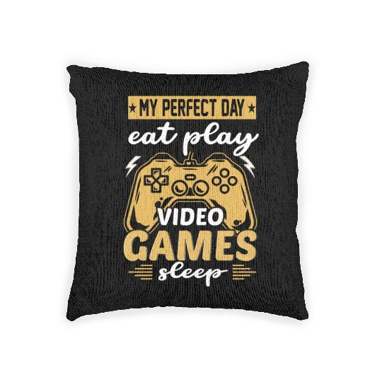 Video Games Woven Pillows