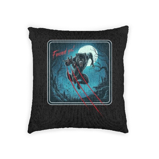 Werewolf Scratch Woven Pillows
