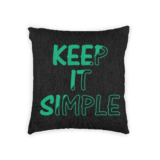 keep it simple Woven Pillows