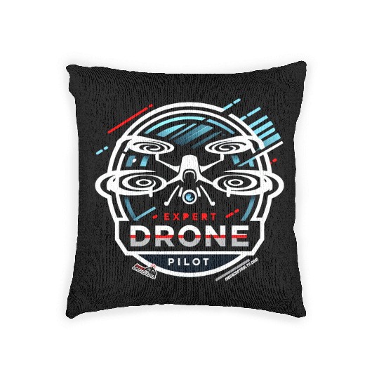 Grafica drone expert 2 Woven Pillows