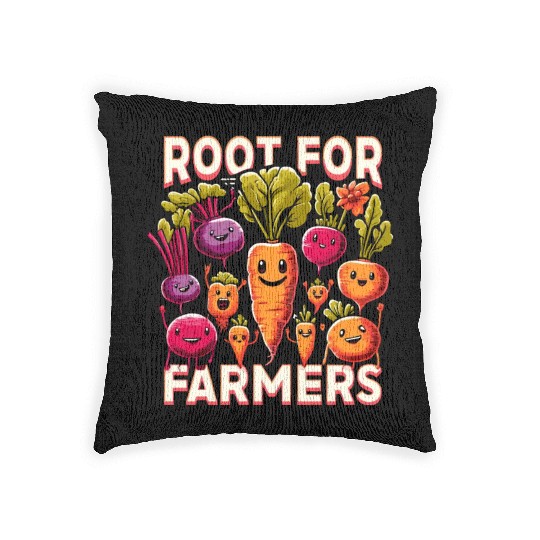 Farmers Market Farmer Agriculture Farming Food Woven Pillows