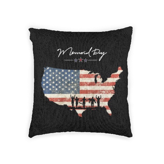 Memorial Day Woven Pillows