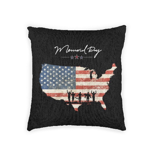 Memorial Day Woven Pillows