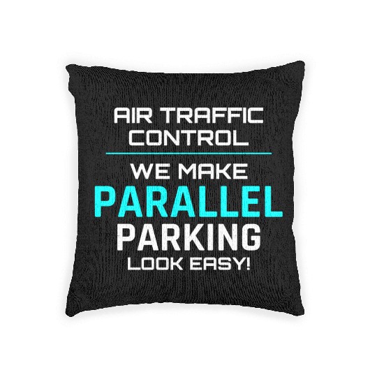 Air Traffic Controller ATC Aviation Humor Airplane Woven Pillows