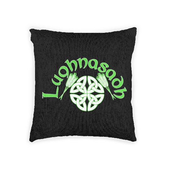 Irish Lughnasadh Festival Celtic Knot Woven Pillows