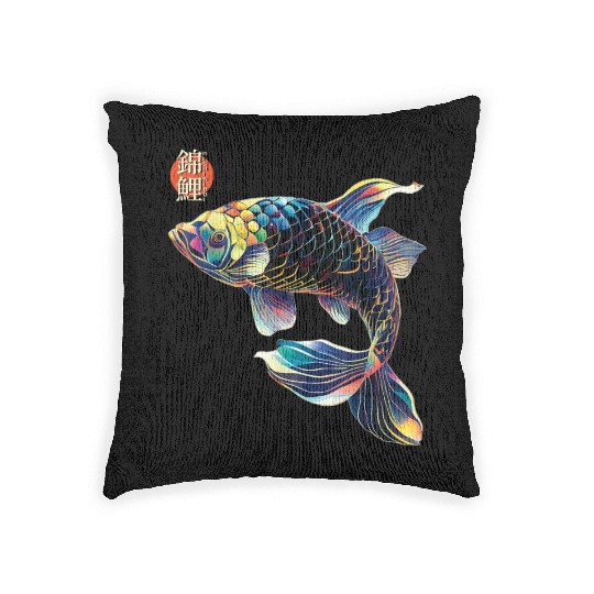 Japanese Koi Fish Koi Carp Lovers Women Men Kids T Woven Pillows