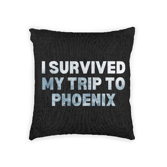 My Trip Traveler Vacation Phoenix Woven Pillows