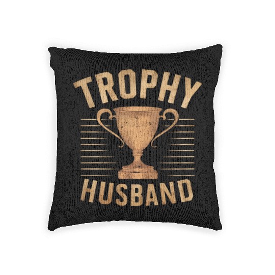 Trophy Husband Woven Pillows