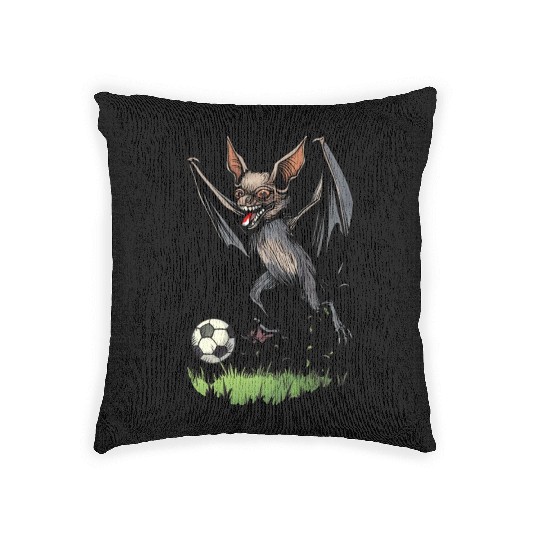Fledermaus Bat Fußball Soccer Ball Bats Woven Pillows