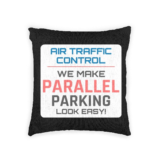 Air Traffic Controller ATC Aviation Humor Flight Woven Pillows