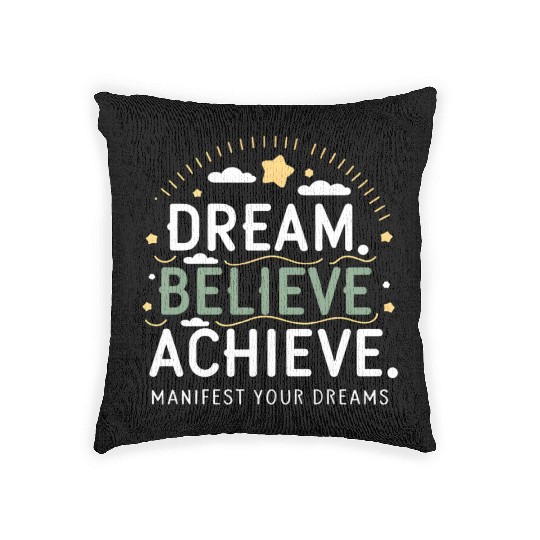 Manifest Your Dreams Woven Pillows