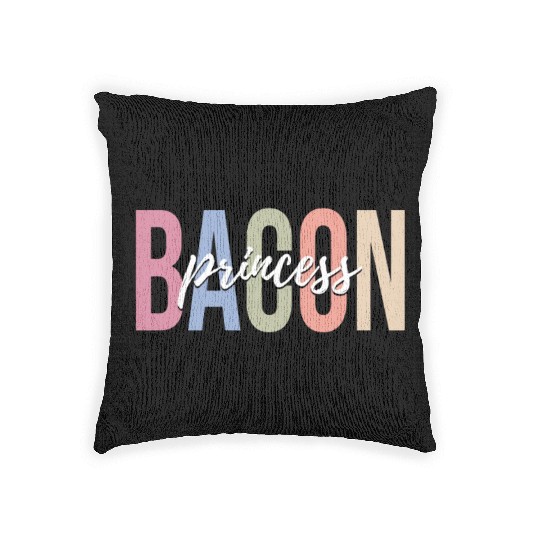 Bacon Lover Bacon Girl Woven Pillows