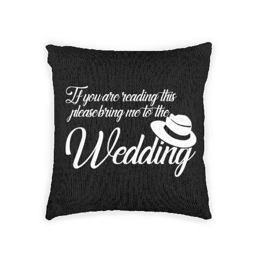 Bride Groomsmen Groom Wedding Woven Pillows