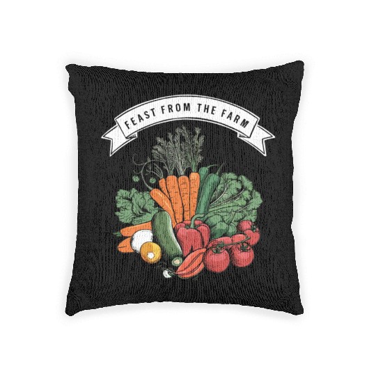 Farmers Market Farmer Agriculture Farming Food Woven Pillows