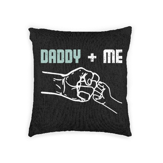 Daddy and me Woven Pillows