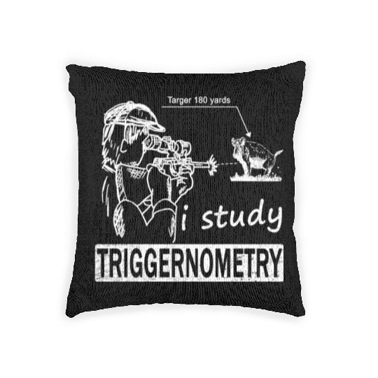 Funny Wild Boar Hunting Wild Hog Hunter Woven Pillows