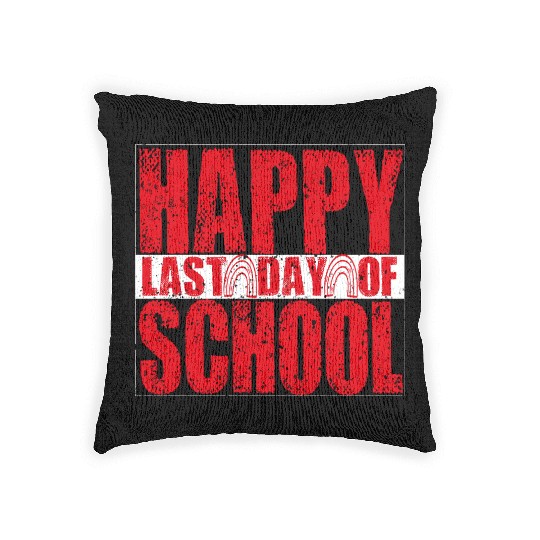hello teacher Happy day preschool summer student Woven Pillows