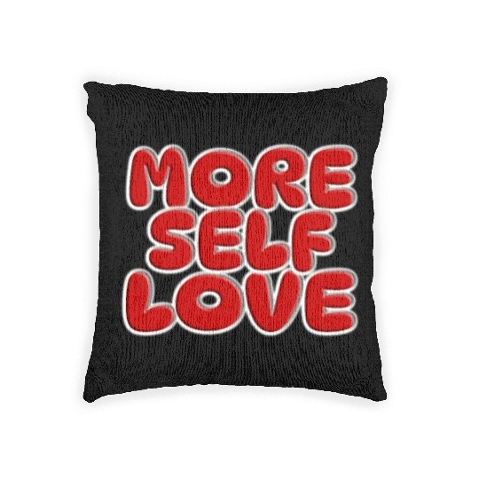 More self love Woven Pillows
