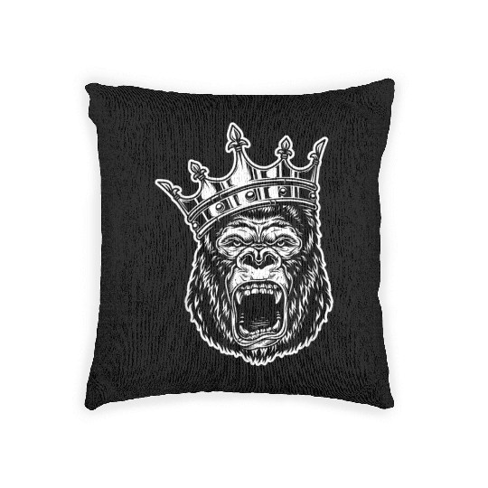 Apes Together Strong Gorilla Woven Pillows