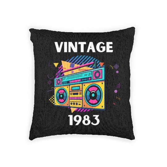 VINTAGE 1983 Woven Pillows