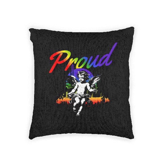 Love Is Love Pride Colors Of Rainbow Equality fun Woven Pillows
