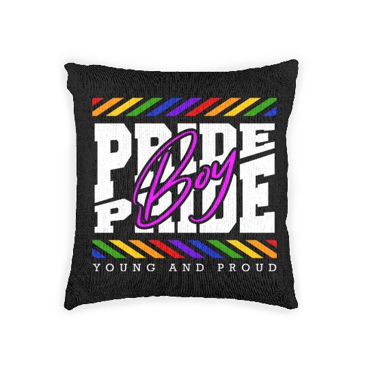 Love Is Love Pride Colors Of Rainbow Equality fun Woven Pillows