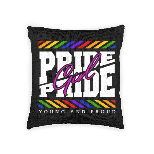 Love Is Love Pride Colors Of Rainbow Equality fun Woven Pillows