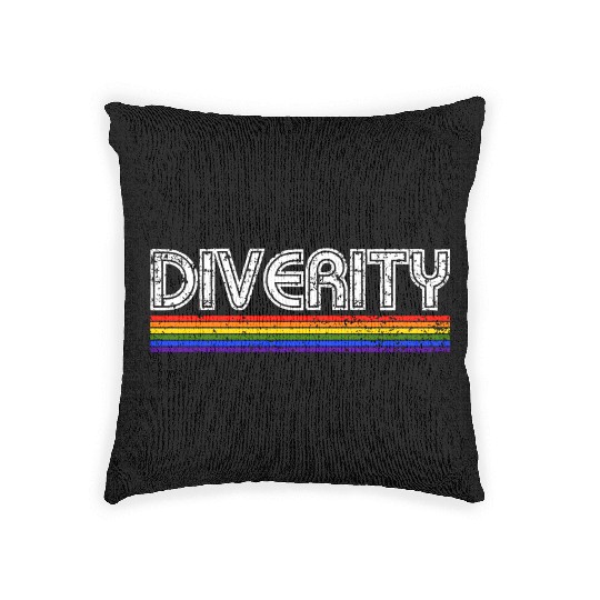 Love Is Love Gay Pride Colors Of Rainbow LGBTQ+ Woven Pillows
