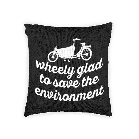 Wheely Glad Environment Cargo Cargobike Woven Pillows