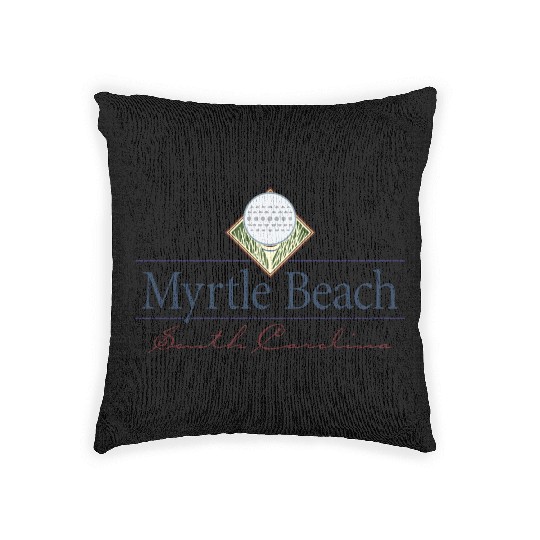 Myrtle Beach Golf South Carolina Woven Pillows