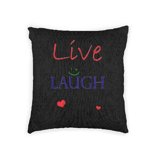 Live Laugh Love Woven Pillows
