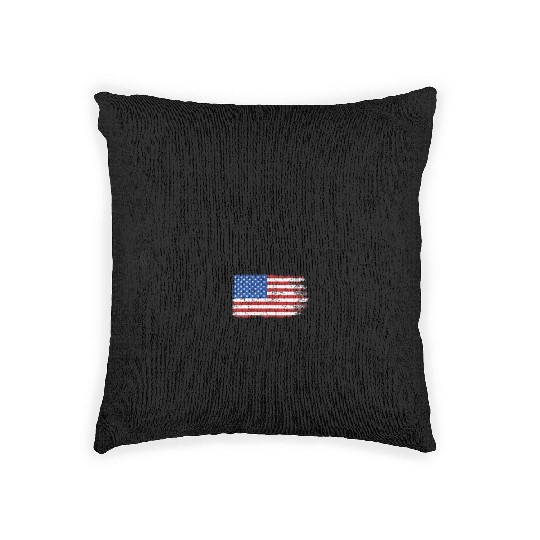 Joe Biden Vs Convicted Felon Funny 2024 Flag Woven Pillows