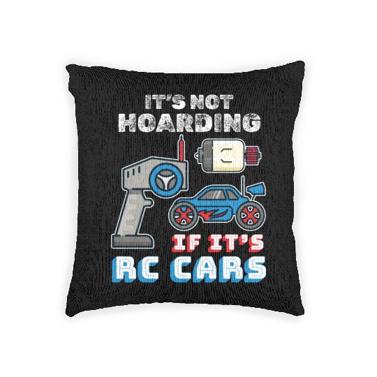 Natural Born RC car Driver Racer Remote Controlled Woven Pillows