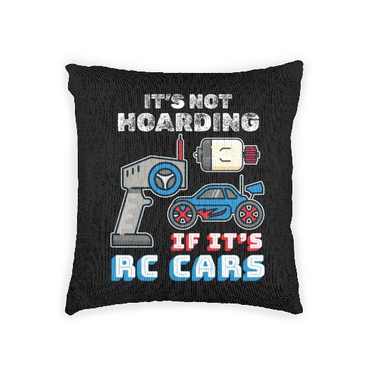 Natural Born RC car Driver Racer Remote Controlled Woven Pillows