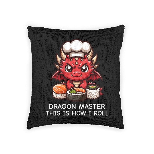 Sushi - Sushi Roll - Sushi Chef - Sushi Humor Woven Pillows