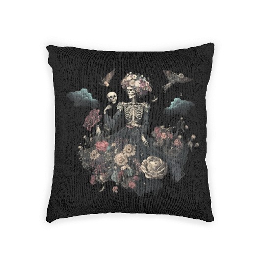 Aesthetic clothes Fairycore Gothic Woven Pillows