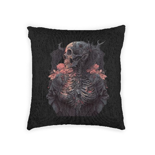 Aesthetic Grunge Clothes Fairycore Gothic Woven Pillows