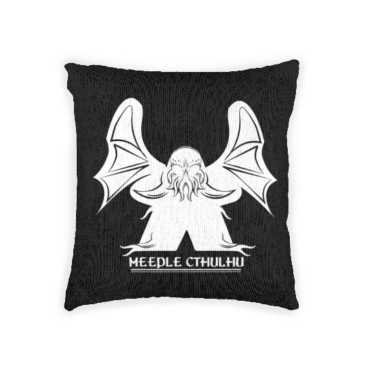 Meeple Cthulhu clothing Premium Woven Pillows