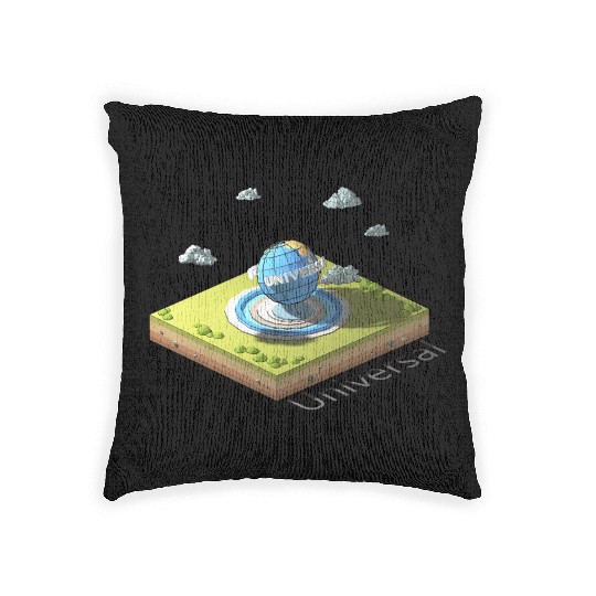 Geometric low poly Universal Studios Woven Pillows