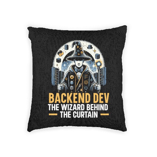 Backend Developer Programming Software Programmer Woven Pillows