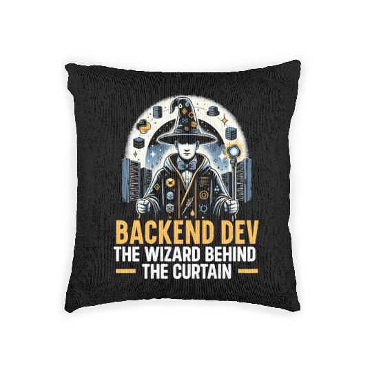 Backend Developer Programming Software Programmer Woven Pillows