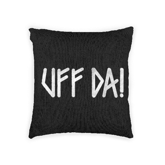 Uff Scandinavian Minnesota Expression Woven Pillows