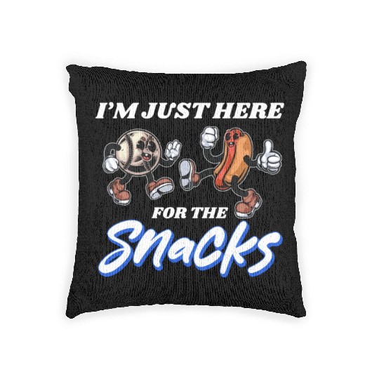 Patriotic Fun: 4th Of July Hot Dogs, Snacks Woven Pillows