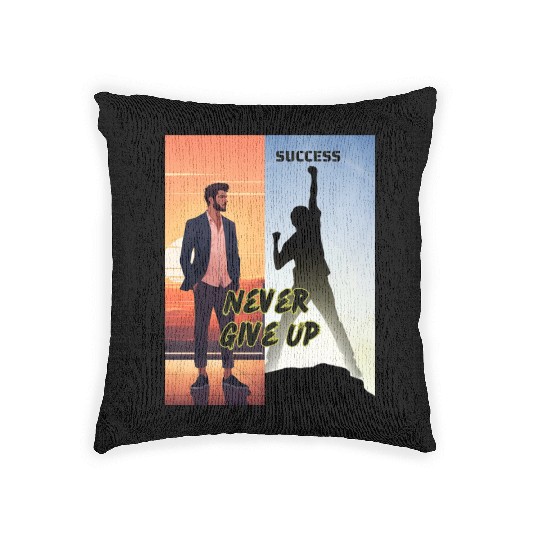 Woven Pillows never give up