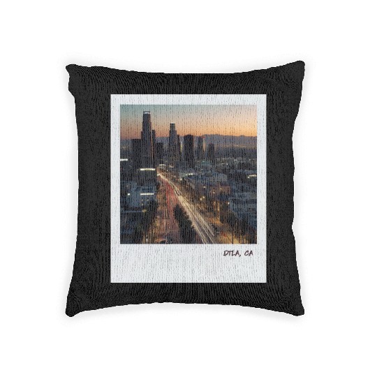Mono Enterprises "Travels" Los Angeles DTLA Woven Pillows